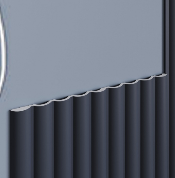 Панель RP013, 156х12, 2800мм, Экополимер/10